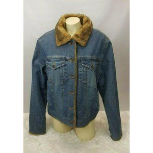 Marvin Richards Denim Jean Jacket Women Size Large